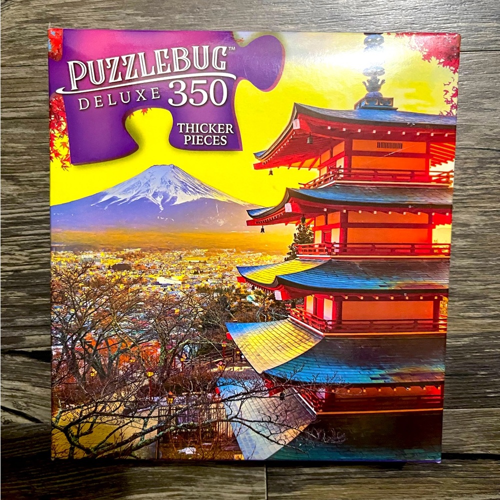 Puzzlebug Pagoda and Mt. Fuji 350 piece jigsaw puzzle 🧩